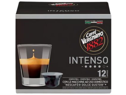 Capsules Caffe Vergnano Intenso pour Dolce Gusto 12 pièces