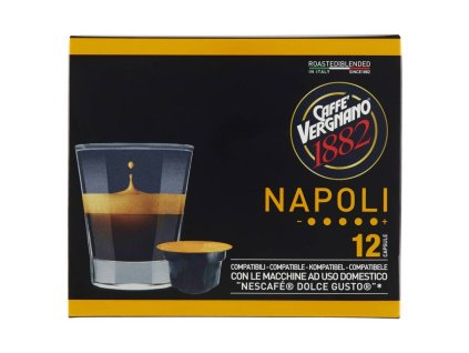 Capsules Caffe Vergnano Napoli pour Dolce Gusto 12 pièces