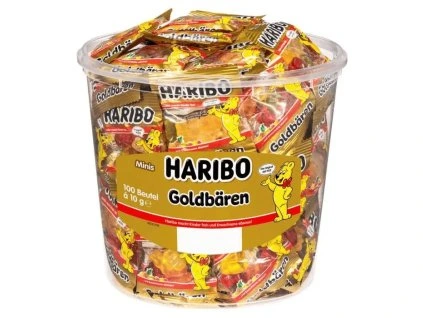 Sachets de 100 petits oursons Haribo (9,8 g)_nejkafe
