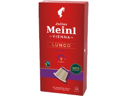 capsules de café compostables Julius Meinl Inspresso Lungo Faitrade pour Nespresso 10 pièces