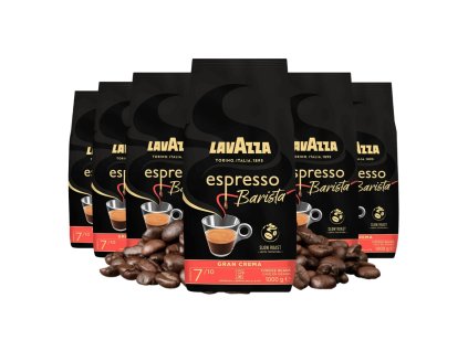 lavazza expresso barista gran crema café en grains 6 kg