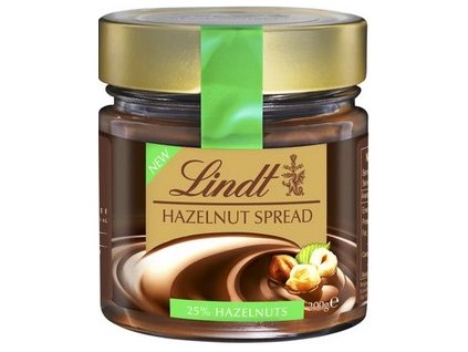 Lindt 25% noisettes à tartiner 200g meilleur café République tchèque