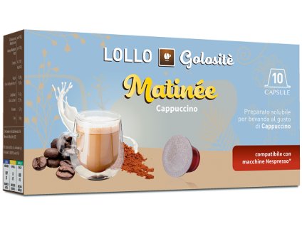 Capsules Lollo caffé Cappuccino pour NESPRESSO® 10 pcs