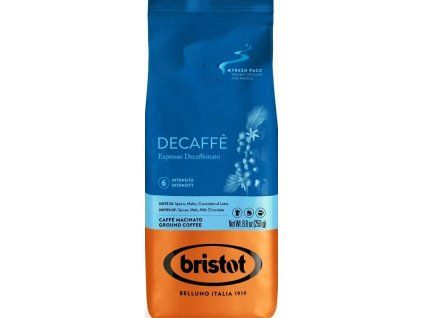 bristot deca 250g gemahlen miglior caffè ceco