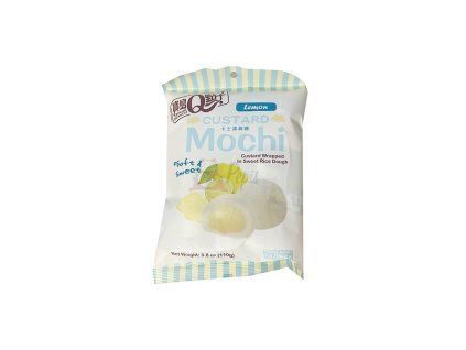 mochi al limone e crema pasticcera