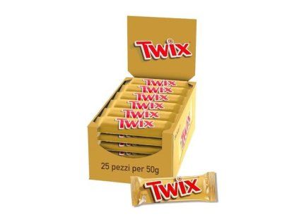 Barrette Twix 50g 25 pezzi