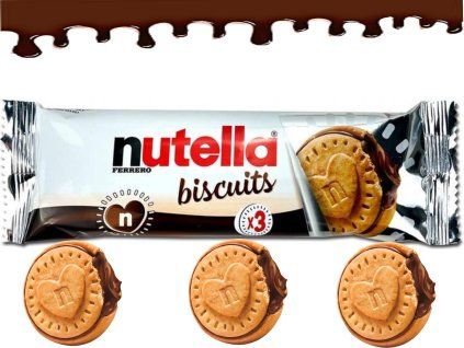 Biscotti alla Nutella - 3 pezzi - Nejkafé CZ