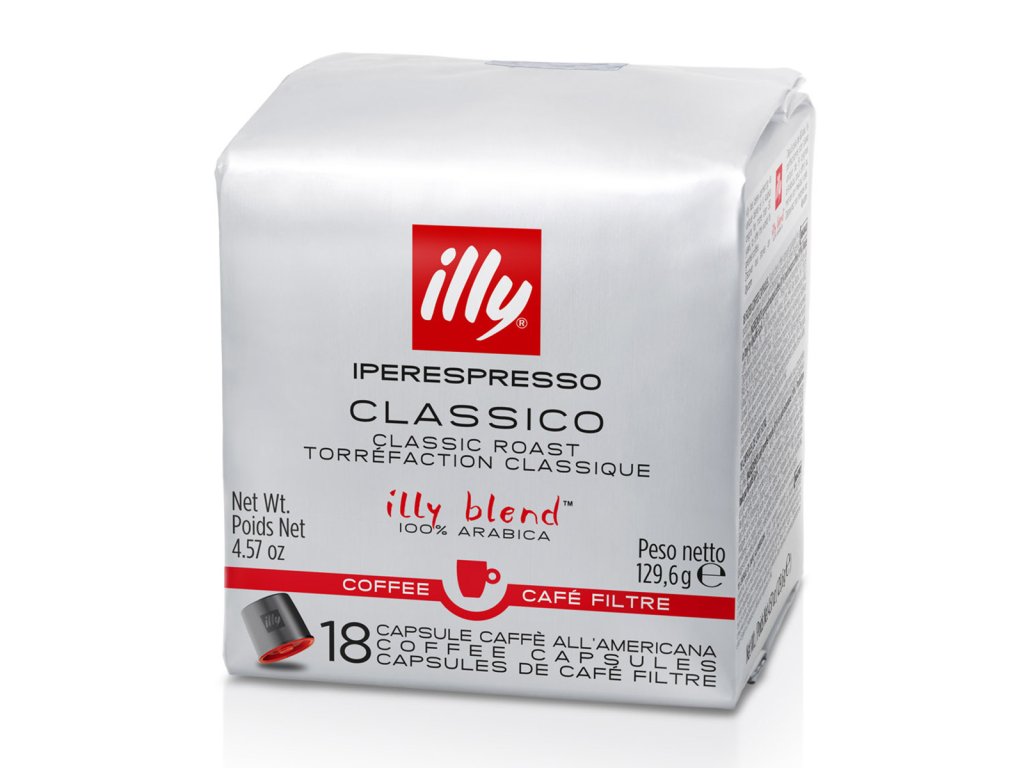 Illy IperEspresso Normale Filterkoffie Koffie Capsules 18 stuks
