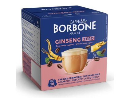 caffe borbone ginseng zero capsules tot dolce gusto 16 st