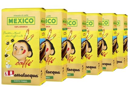 Passalacqua Mexico Gemalen Koffie 250g 6 stuks