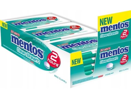 Mentos CleanBreath Wintergreen Doos 12 x 21 g