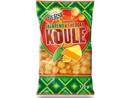 Bersi Snackballetjes met jalapeño en cheddar smaak 120g