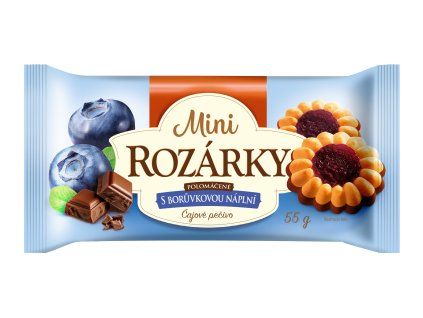 Mini halfgeweekte Rozarky met bosbessenvulling 55g nejkafe