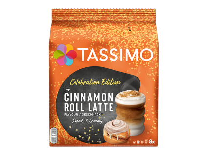 Tassimo Kaneelrolletje Latte 8 st
