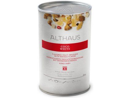 Althaus fruit losse thee - Coco White Losse Thee 250g