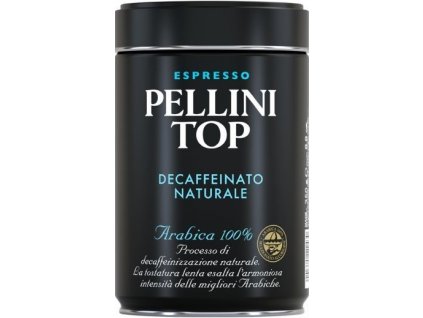 pellini top decaffeinato mleta 250g nejkafe cz