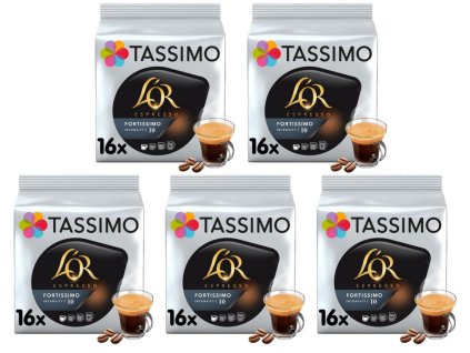 Tassimo L'OR Espresso Fortissimo 16 ks karton 5 balení