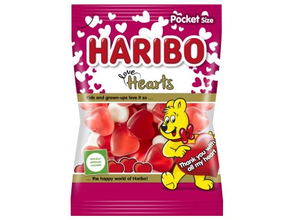 Haribo Love Hearts želé bonbony 100 g