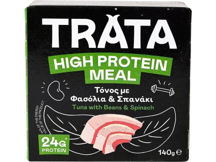 TRATA High Protein Meal Tuňák s fazolemi a špenátem 140g