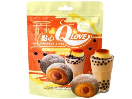 Qlove Japonské Koláčky Boba Creme Brulee 120g