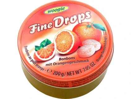 Woogie Fine Drops Pomeranč 200g