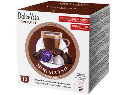 Dolce Vita Mokaccino cappuccino s čokoládou do Dolce Gusto 12 kapslí