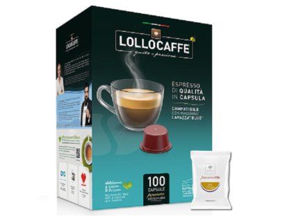 kapsle lollo caffe do lavazza blu oro 100ks