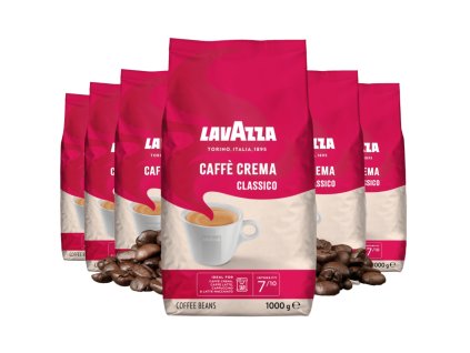 lavazza caffe crema classico zrnkova kava 6x1kg
