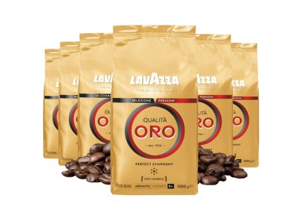 lavazza qualita oro zrnkova kava 6 x 1 kg