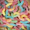 trolli zele sour glow worms 1ks kybl nejkafe cz