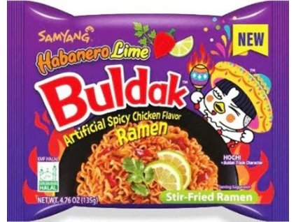 samyang buldak habanero lime 135g nejkafe cz
