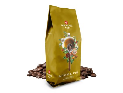 manuel caffe aroma piu zrnkova kava 1kg