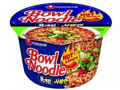 nong shim bowl noodle hot spicy 100g nejkafe cz