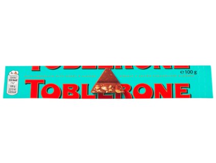 Toblerone Mléčná čokoláda se slanými zkaramelizovanými mandlemi s medem a mandlovým nugátem 100g