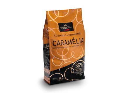 Valrhona Feves Mléčná Čokoláda Caramelia 36% 3kg