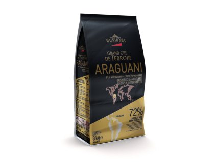 Valrhona Feves Tmavá Čokoláda Araguani 72% 3kg