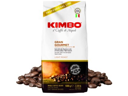 kimbo caffe gran gourmet zrnkova kava 1 kg