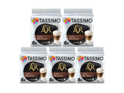 Tassimo L'OR Latte Macchiatto 8+8 ks karton 5 balení