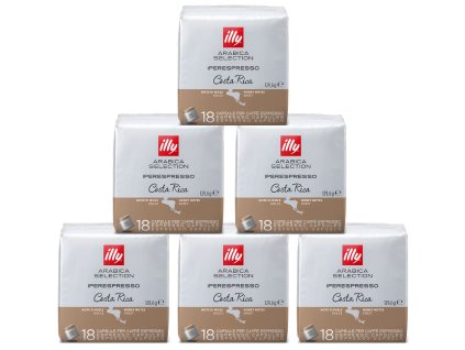 ILLY IperEspresso Costa Rica 100% Arabica Kávové kapsle balení 6x18 kusů