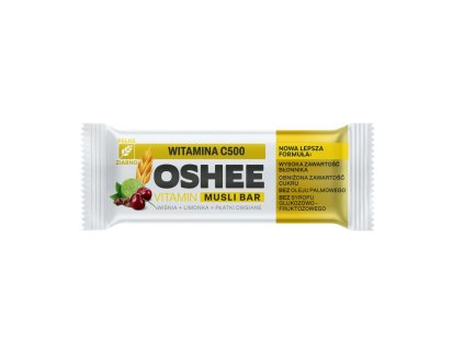 OSHEE Tyčinka Vitamin Musli s vitaminem C500 40 g