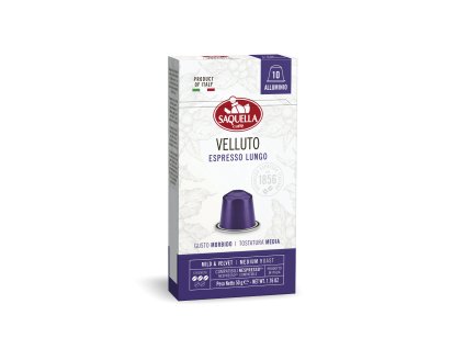 Saquella Velluto do Nespresso 10 kapslí