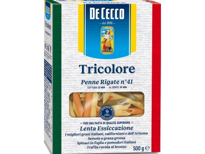 de cecco penne tricolor n 41 500g nejkafe cz
