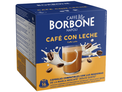 Caffé Borbone Cafe au Lait kapsle do Dolce Gusto 16ks