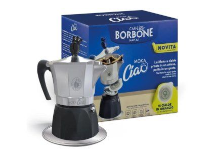 Caffe Borbone MokaCiao Induction na E.S.E. PODy 3 porce
