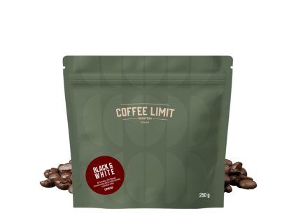 coffee limit black white zrnkova kava 250g