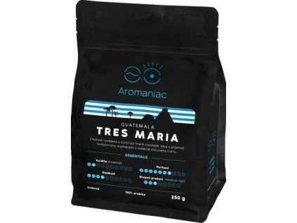 kava aromaniac guatemala tres maria ,leta 250g nejkafe cz