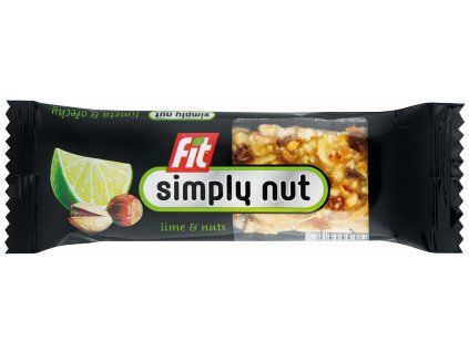 Fit Simply Nut limetka a ořechy v polevě 35g