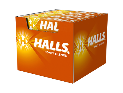Halls Honey Lemon karton 20 x 33,5 g