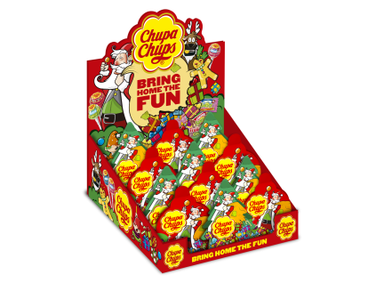 Chupa Chups vánoční ozdoba karton 56g x 12ks