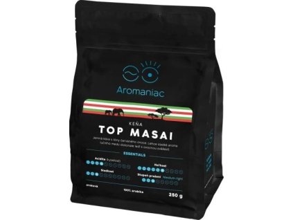 aromaniac kena top masai mletá 250g nejkafe cz